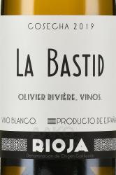 La Bastid Rioja - вино Ла Бастид Риоха 0.75 л белое сухое