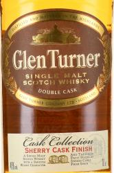 Single Malt Glen Turner Sherry Cask Finish - виски Сингл Молт Глен Тёрнер Шерри Каск Финиш 0.7 л в тубе