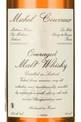 Michel Couvreur Overaged Malt Whisky - виски Мишель Куврёр Оверайдж Мальт Виски 0.7 л в п/у