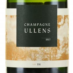 Champagne Ullens AOC - шампанское Шампань Уллянс АОС 0.75 л белое брют