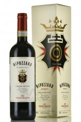 вино Нипоццано Кьянти Руфина Ризерва 0.75 л красное сухое подарочной коробке