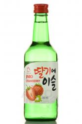 Jinro Strawberry Soju - водка Соджу Джинро со вкусом и ароматом клубники 0.36 л