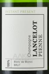 Champagne Instant Present Blanc de Blancs - шампанское Шампань Инстан Презан Блан де Блан 0.75 л белое брют