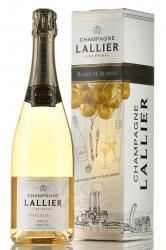 Lallier Blanc de Blancs Grand Cru - шампанское Лалье Блан де Блан Гран Крю 0.75 л белое брют в п/у
