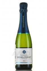 Champagne Michel Forget Brut Premier Cru - шампанское Шампань Мишель Форже Брют Премье Крю 0.375 л белое брют