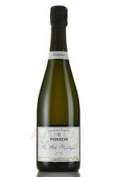 Champagne Ponson La Petite Montagne Premier Cru - шампанское Шампань Понсон Ла Пти Монтань Премьер Крю 0.75 л белое экстра брют