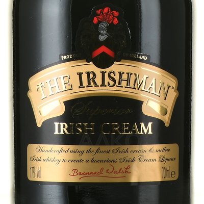 The Irishman Superior Irish Cream - ликер Зе Айришмен Супириор Айриш Крим 0.7 л