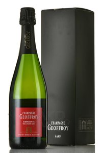 Champagne Geoffroy Empreinte Brut Premier Cru 2012 gift box - шампанское Шампань Жефруа Ампрант Брют Премье Крю 0.75 л в п/у
