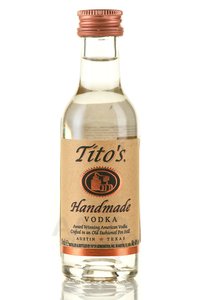 Tito’s - водка Титос 0.05 л