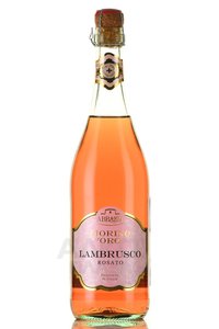 Fiorino d’Oro Lambrusco Rosato - вино игристое Фиорино д’Оро Ламбруско Розато 0.75 л розовое полусладкое
