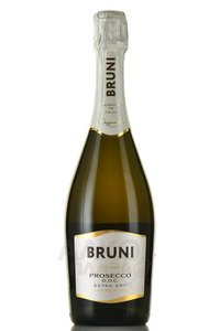 Bruni Prosecco Extra Dry - вино игристое Бруни Просекко Экстра Драй 0.75 л белое брют