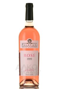 Palavani Pirosmani - вино Палавани Пиросмани 0.75 л розовое полусухое