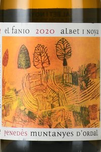 Albet i Noya El Fanio DO - вино Альбет и Нойа Эль Фанио ДО 0.75 л белое сухое