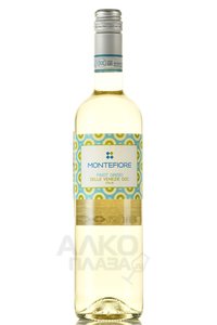 Montefiore Pinot Grigio DOC - вино Монтефьоре Пино Гриджио ДОК 0.75 л белое полусухое
