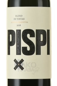 вино Писпи Блэнд де Тинтас 0.75 л красное сухое этикетка