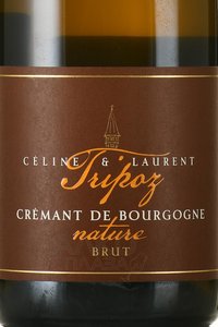 Cremant de Bourgogne Nature Brut - вино игристое Креман Де Бургонь Натюр Брют 0.75 л белое экстра брют