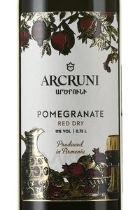 вино Arcruni Nur 0.75 л красное сухое этикетка