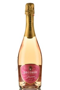 Decordi Prosecco Rose - вино игристое Декорди Просекко Розе 0.75 л брют розовое