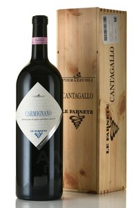 вино Тенута Ле Фарнете Карминьяно 3 л красное сухое в деревянной коробке