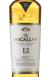 Macallan Triple Cask Matured 12 years - виски Макаллан Трипл Каск Мейчурд 12 лет 0.7 л