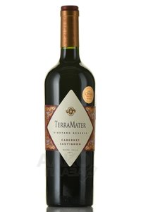 TerraMater Cabernet Sauvignon Vineyard Reserve - вино Терраматер Каберне Совиньон Виньярд Резерв 0.75 л красное сухое