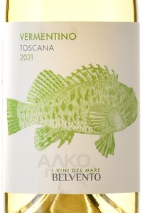 Belvento Vermentino IGT Toscana - вино Бельвенто Верментино ИЖТ Тоскана 0.75 л белое сухое