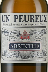 абсент Un Peureux 0.5 л этикетка