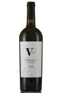 Il Rosso dei Vespa Primitivo di Manduria - вино Иль Россо дей Веспа Примитиво ди Мандурия 0.75 л красное полусухое