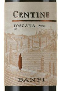 вино Centine 0.75 л красное сухое этикетка