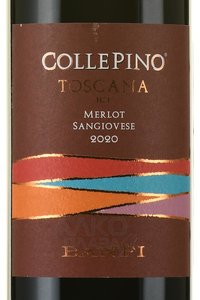 вино Banfi Colle Pino 0.75 л красное полусухое этикетка
