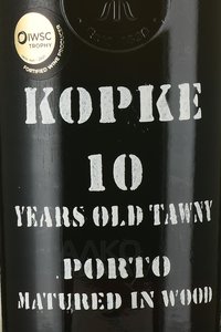 Kopke 10 Years Old - портвейн Копке 10 лет 0.75 л