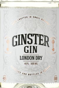 Ginster London Dry Gin - джин Джинстер Лондон Драй 0.5 л