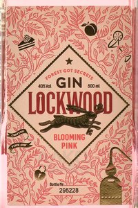 Gin Lockwood Blooming Pink - джин Локвуд Блуминг Пинк 0.5 л