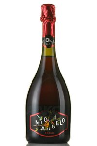 Mio Angelo - вино безалкогольное игристое Мио Анжело 0.75 л красное сладкое
