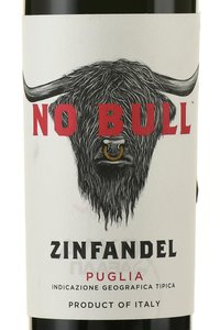 No Bull Zinfandel - вино Ноу Булл Зинфандель 0.75 л красное полусухое
