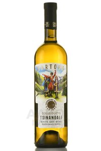 Gartoba Tsinandali - вино Цинандали серия Гартоба 0.75 л белое сухое