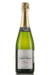 Champagne Soutiran Alexandre Premier Cru - вино игристое Шампань Сутиран Александр Премье Крю 0.75 л белое экстра брют