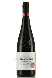 Simonsig Cabernet Sauvignon-Shiraz - вино Симонсиг Каберне Совиньон-Шираз 0.75 л красное сухое
