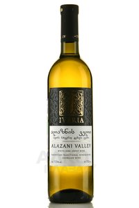 вино Иверия Алазанская Долина 0.75 л белое полусладкое 
