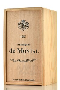 Montal 1987 - арманьяк Баз-Арманьяк де Монталь 1987 года 0.7 л в п/у