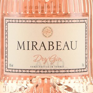 Mirabeau Rose Gin Dry - джин Мирабо Розе Драй 0.7 л