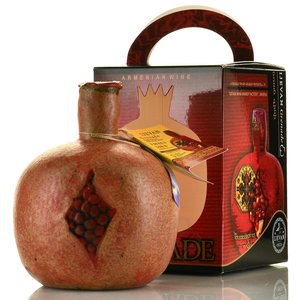 Ijevan Pomegranate - вино Иджеван Гранат 0.75 л керамическая бутылка