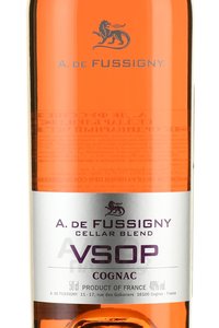 A. de Fussigny Cellar Blend VSOP - коньяк А де Фуссиньи Селлар Бленд ВСОП 0.5 л