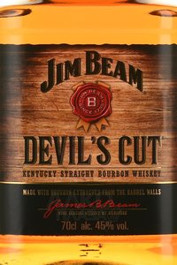 Jim Beam Devil’s Cut - виски Джим Бим Дэвилз Кат 0.7 л