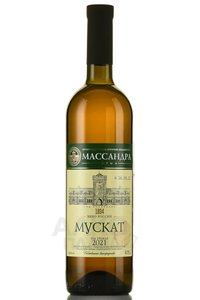 Вино Мускат Массандра 0.75 л белое сухое