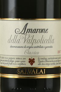 Amarone della Valpolicella DOCG - вино Амароне делла Вальполичелла ДОКГ 0.75 л красное полусухое