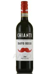 Baffo Rosso Chianti DOCG - вино Баффо Россо Кьянти ДОКГ 0.75 л красное полусухое