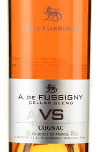 A. de Fussigny Cellar Blend VS - коньяк А де Фуссиньи Селлар Бленд ВС 0.7 л в п/у