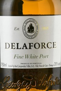 Delaforce Fine White Port - портвейн Делафорс Файн Уайт Порт 0.75 л