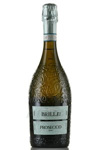 Brilla! Prosecco DOC - вино игристое Просекко Брилла ДОК 0.75 л белое брют